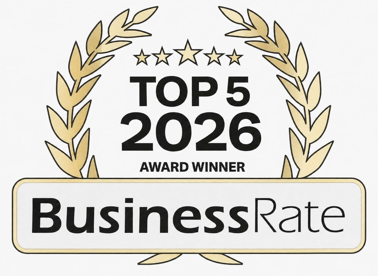 BusinessRate Top 5 2026 Award Winner